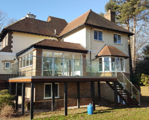 Glass Balustrade in Mayfield East Sussex