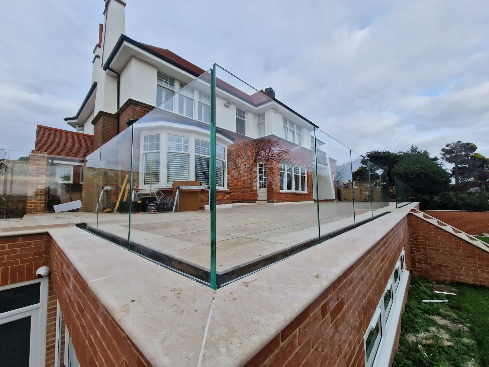 Low Iron glass balustrade installed for a client in Seaford East Sussex